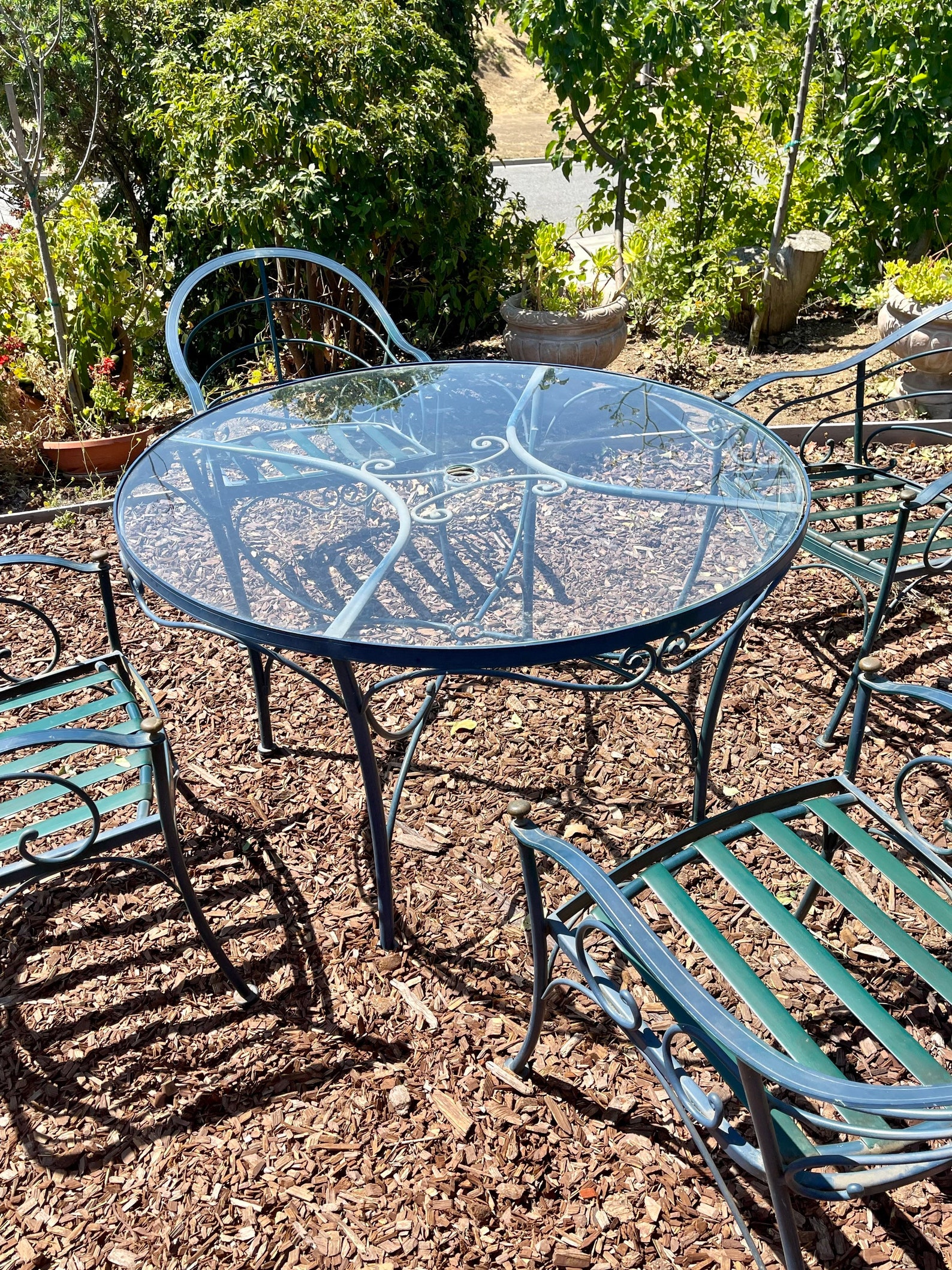 Vintage patio set by Russell Woodard outdoor furniture MCM Etsy