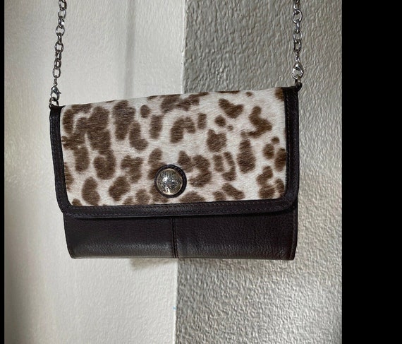 brighton leopard purse