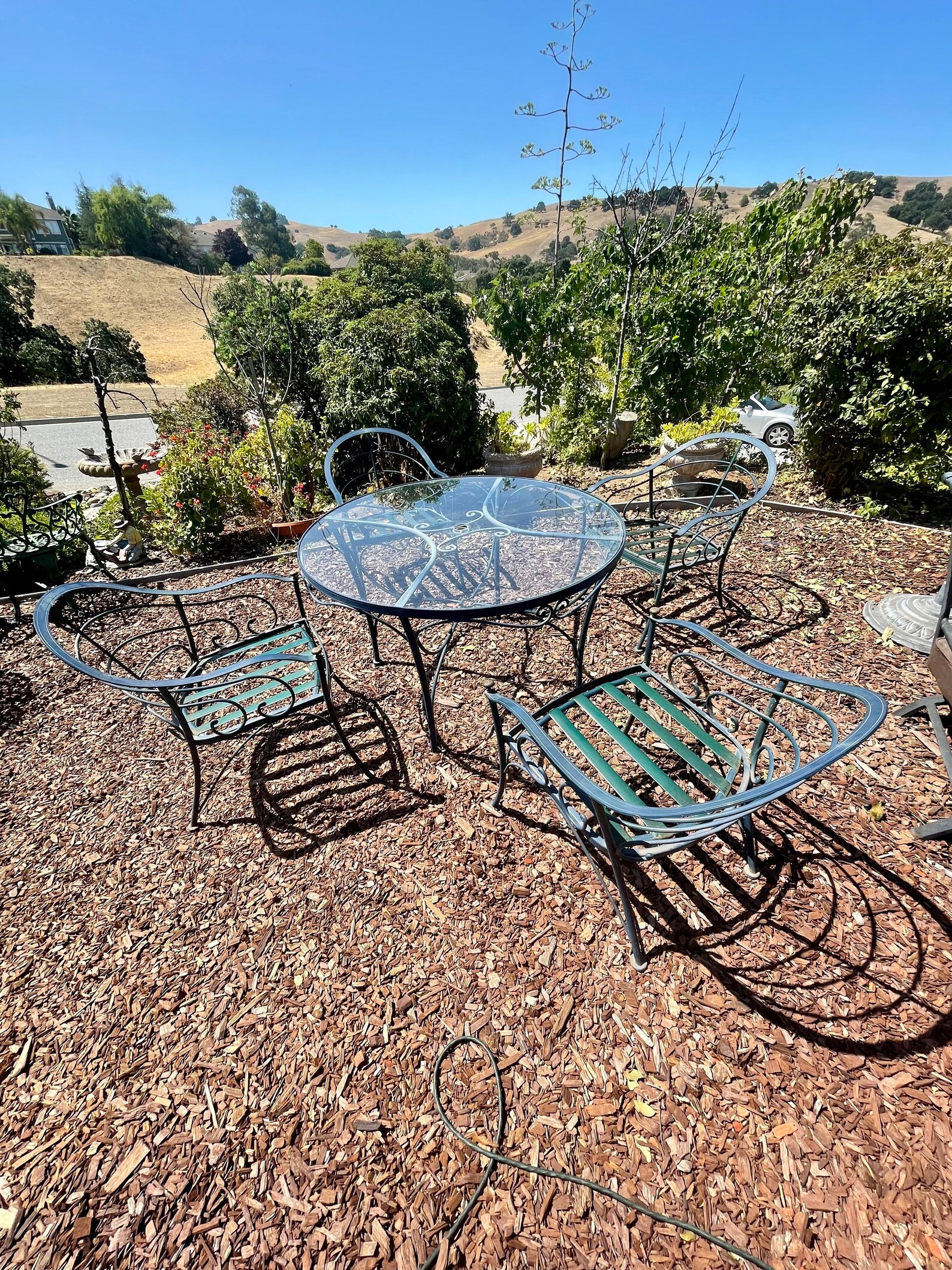 Vintage patio set by Russell Woodard outdoor furniture MCM Etsy