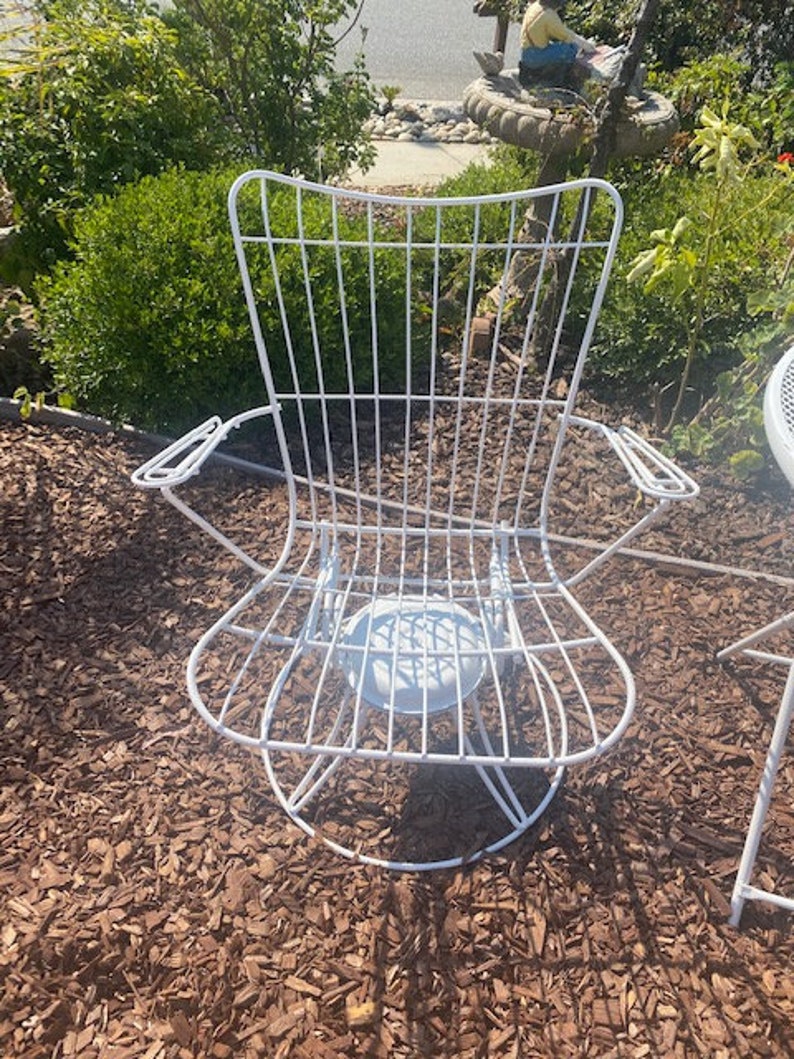 Vintage Homecrest Patio Set Table & 2 Armhairs That Are Etsy