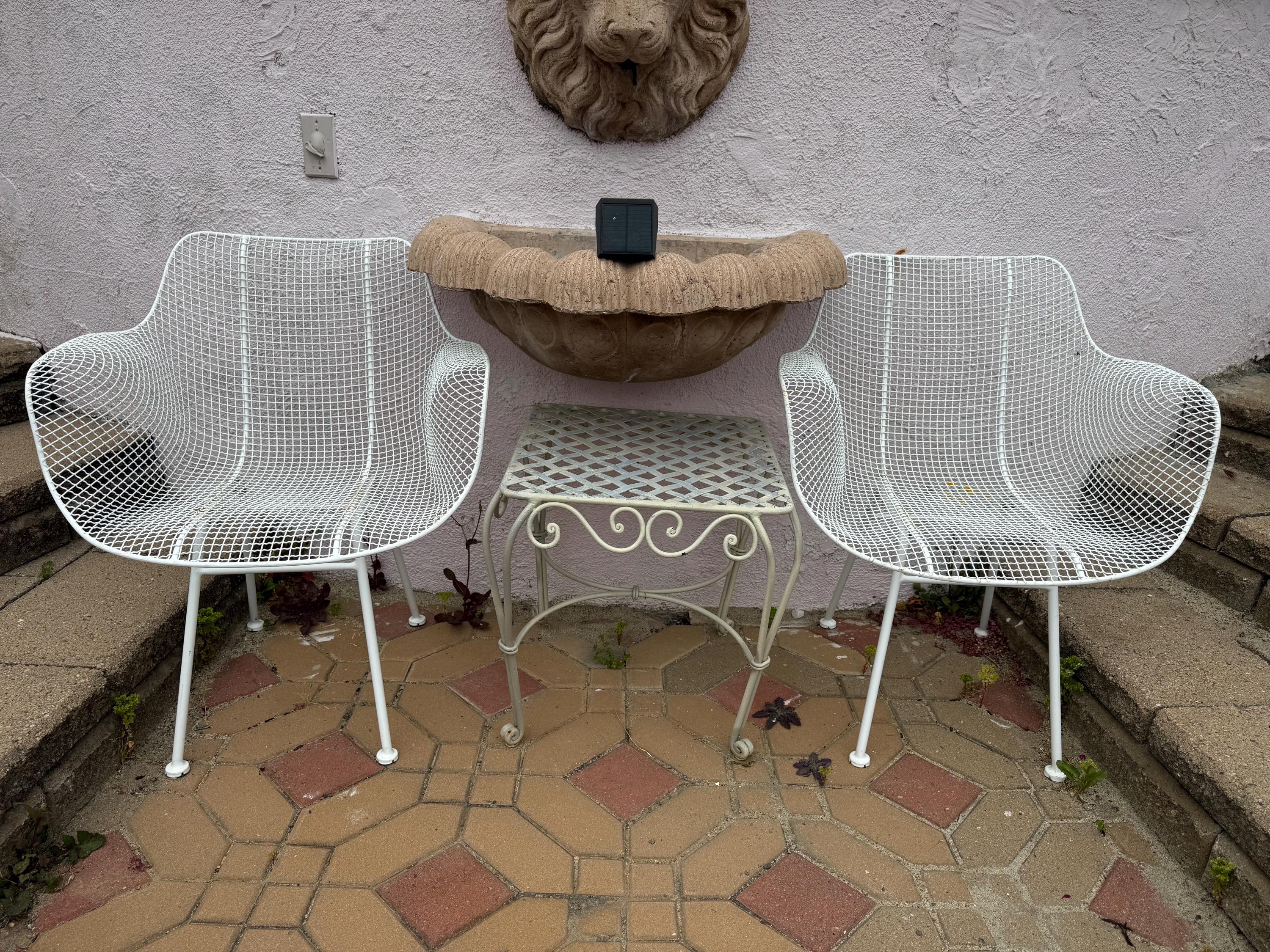 Vintage Mid Century Modern Russell Woodard Sculptura Chairs, Circa