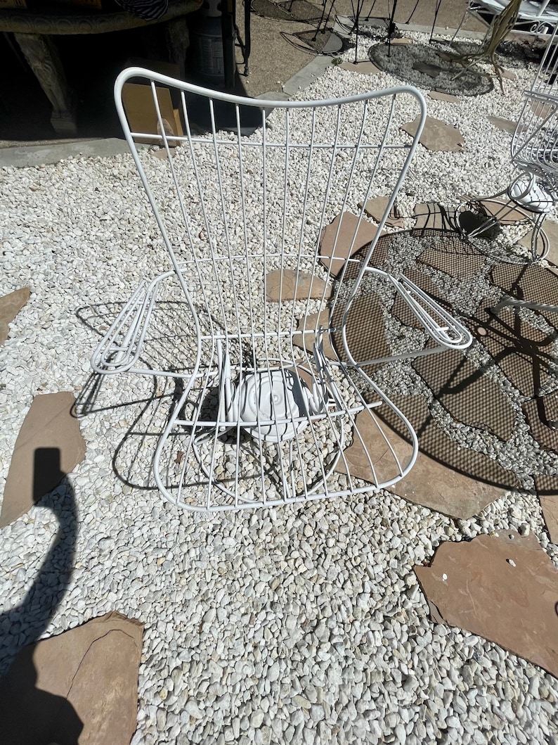 Homecrest Vintage Patio Set Table and 4 Chairs Only Wired Etsy