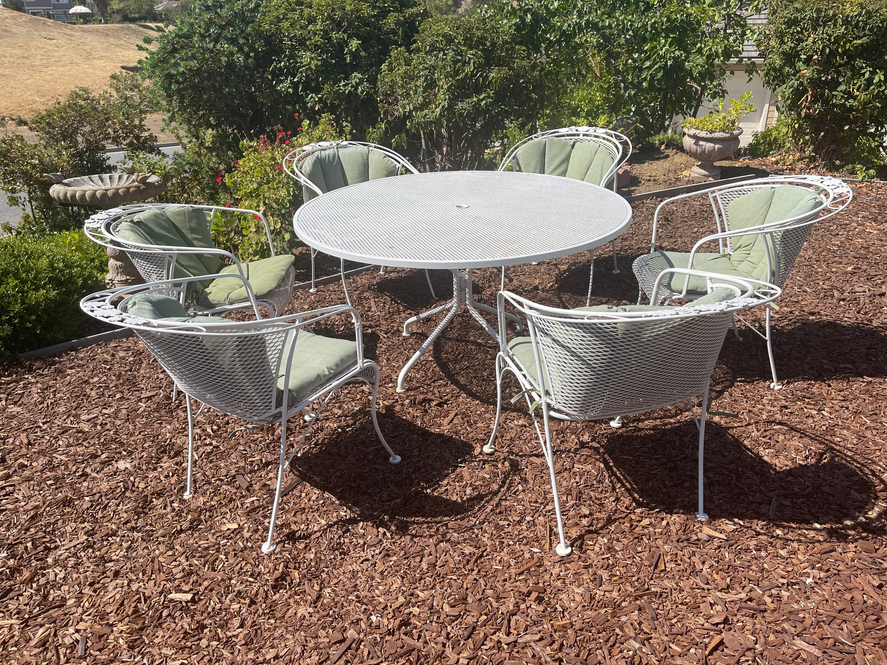 Woodard Brand Name Vintage Patio Set Made Of Wrought Iron - Vintage Woodard Patio Furniture Parts Woodard Brand Name Vintage Patio Set Made Of Wrought Iron - Vintage Woodard Patio Furniture Parts