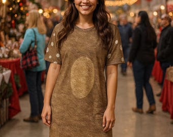 Reindeer Dress 2XS - 6XL Rudolph Christmas Party Holiday Costume T-Shirt Spot Dance Party Oversize Plus Size Halloween Cosplay Bounding Gift