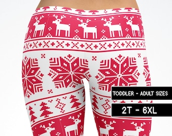 ONE SIZE Buttery Soft Always Brushed Christmas Leggings TC//O361
