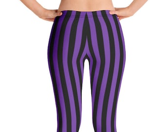 Purple Striped Pants - Etsy
