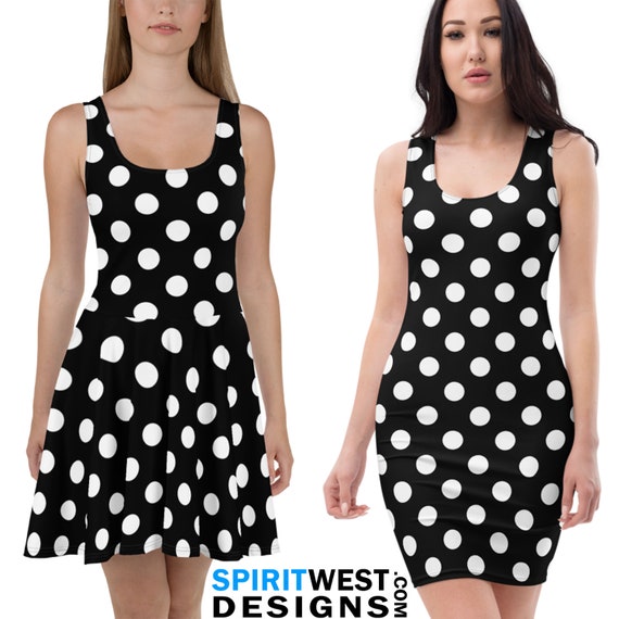 black and white polka dot dress halloween costume Amazon.com: Amscan 843494 Classic Polka Dot Dress, Adult S/M Size, 1 Piece  : Toys & Games