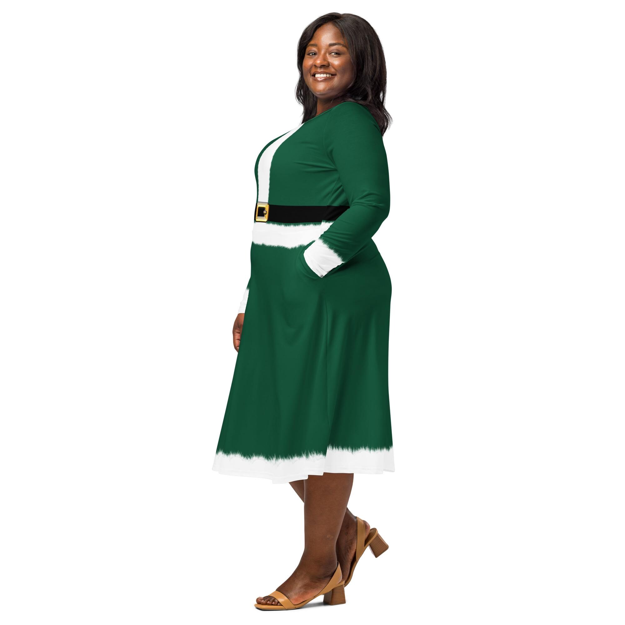 green emerald velvet dress Girls' Green Christmas Dress | Fast Shipping