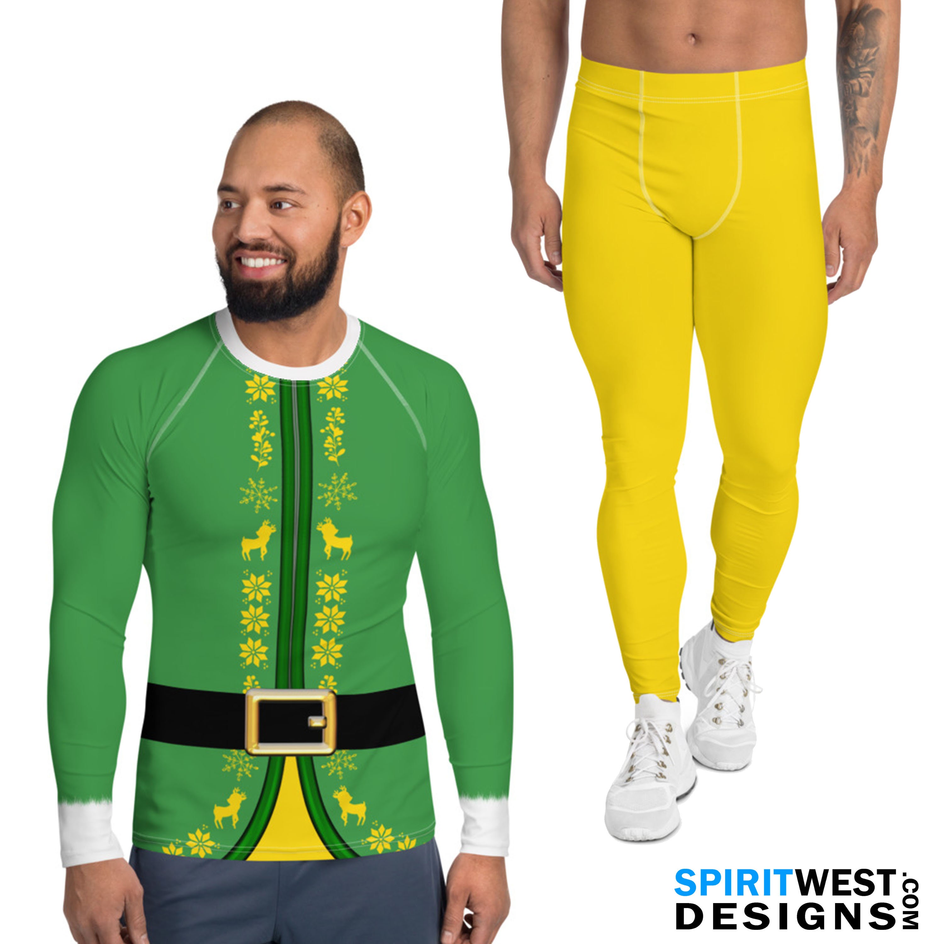 Christmas Elf Leggings Running Costume – Cosplay Activewear