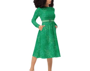 Disgust Costume 2XS - 6XL Inside Out Emotion Midi Dress Long Sleeve Knee  Length Dance Party Plus Size Halloween Cosplay Bounding Movie Gift - Etsy