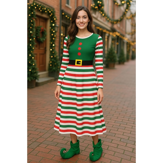 plus size christmas elf dress Plus Size Sexy Santa Elf Costume for Women, Size: 2X