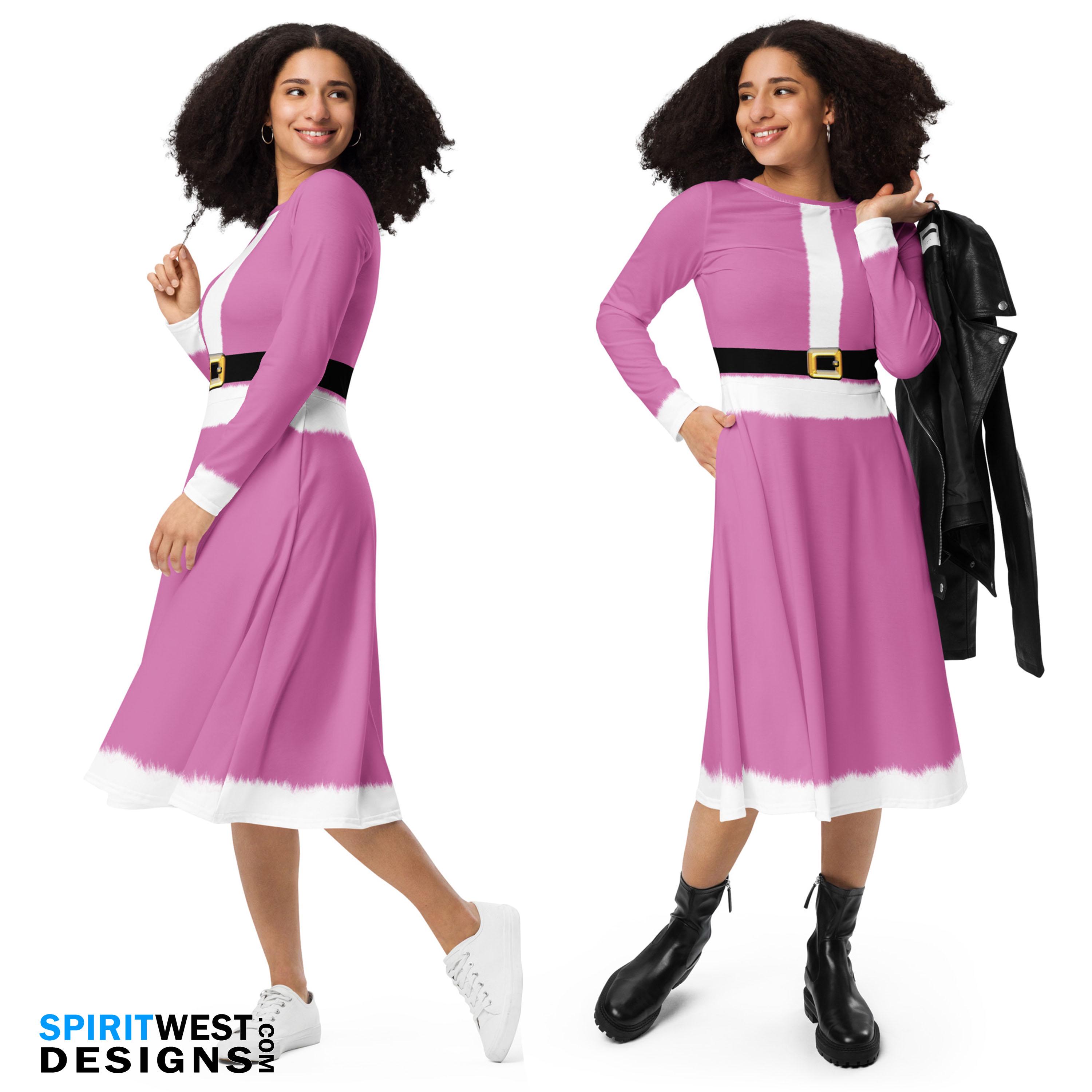 pink mrs claus dress Mrs. Santa Dress 2XS