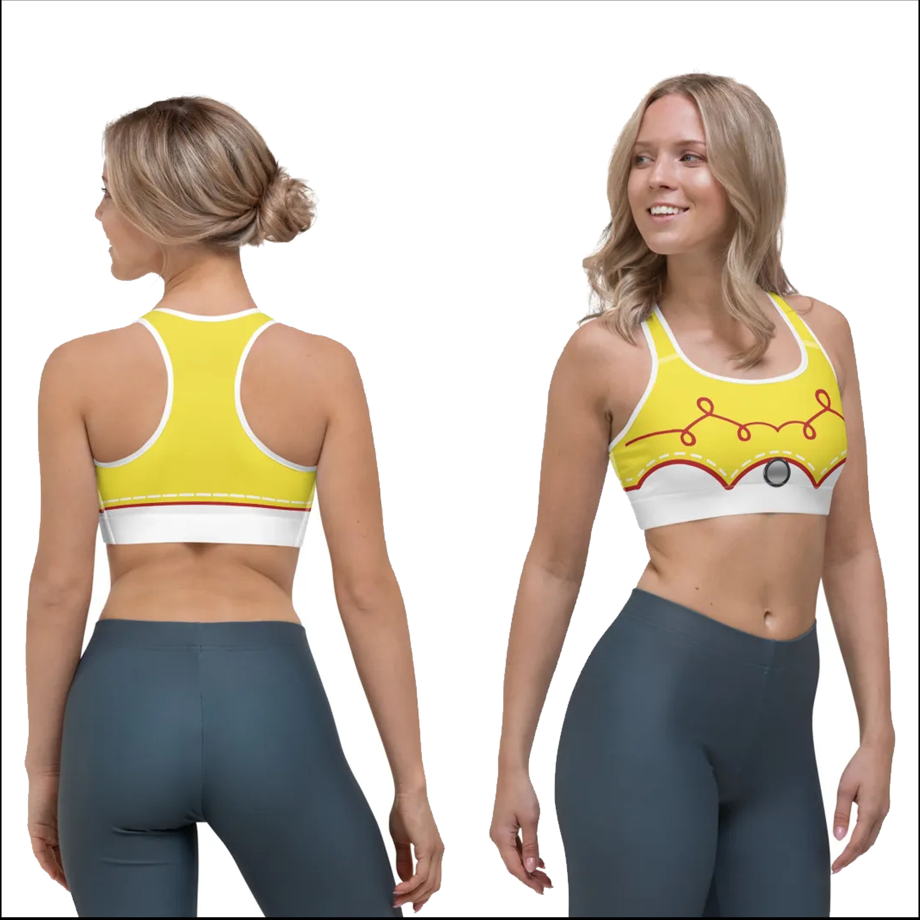 Discover Cowgirl Costume Country Western Jessie Racerback Sports Bra