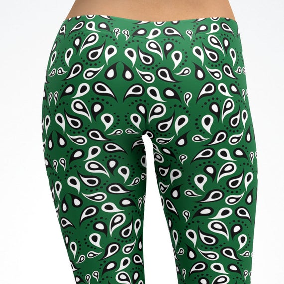 Adult Paisley Pattern Leggings Mommy 