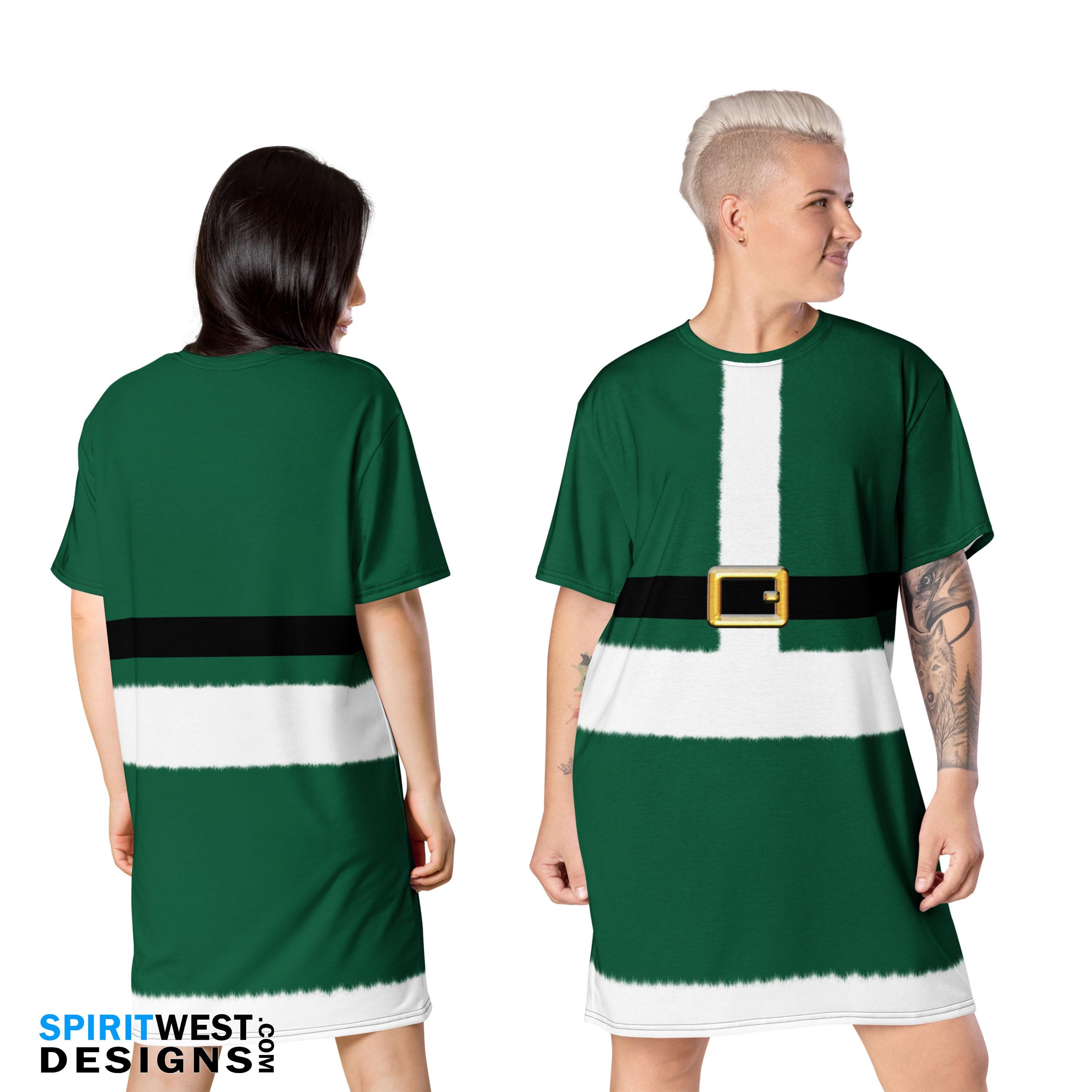Mrs. Santa Dress 2XS - 6XL Green Ms Claus Christmas Holiday Costume T-shirt  Bounding Skirt Cosplay Dance Plus Size Secret Santas Helper Gift - Etsy