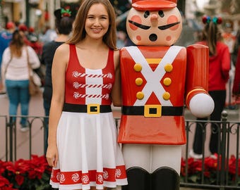 Nutcracker Dress XS - 3XL Holiday Skater Cosplay Christmas Party