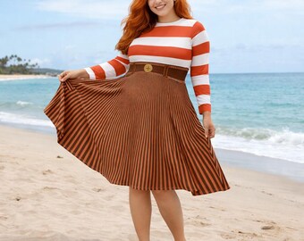 Anxiety Costume 2XS - 6XL Inside Out Emotion Midi Dress Long Sleeve Knee Length Dance Party Plus Size Halloween Cosplay Bounding Movie Gift