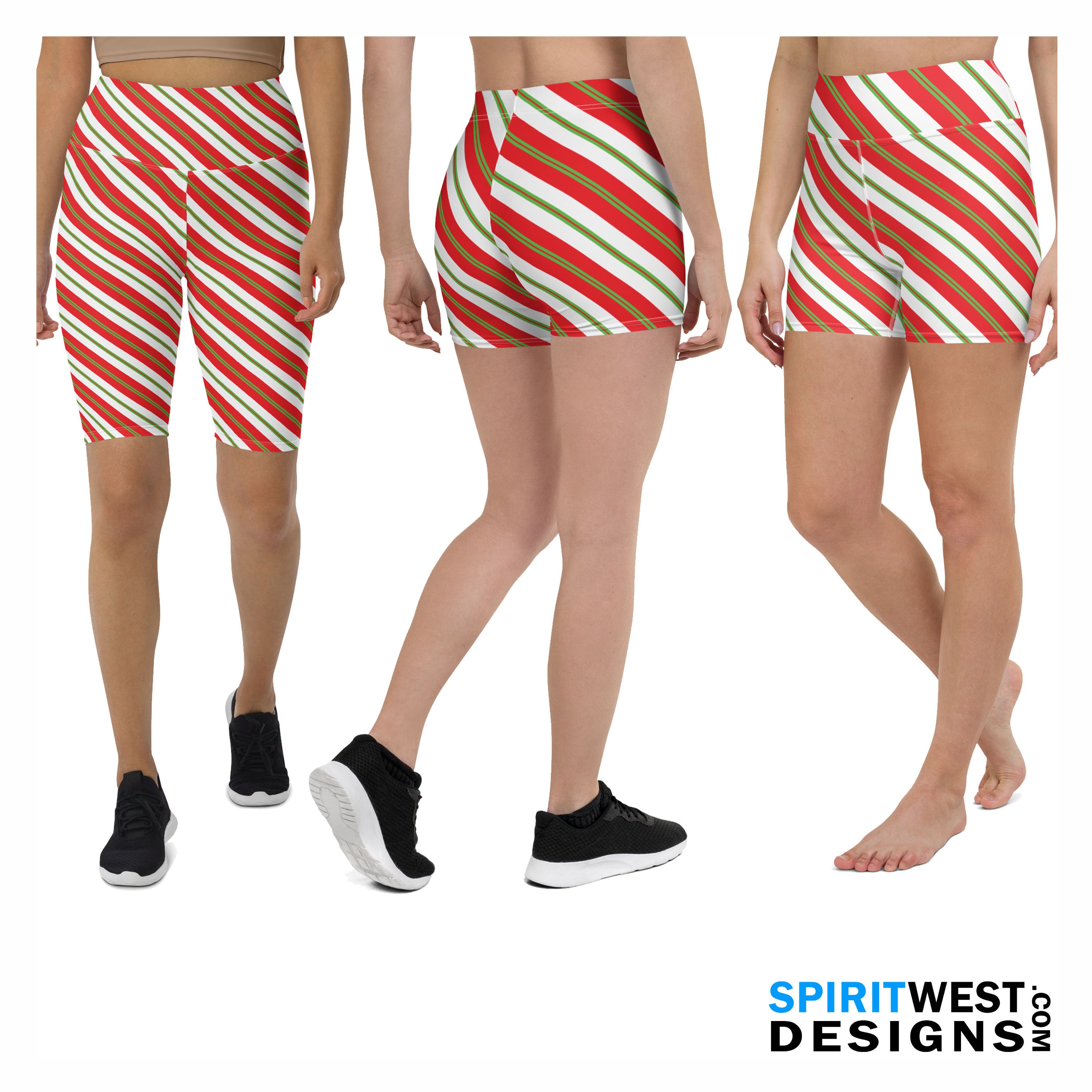 Christmas Running Shorts Etsy