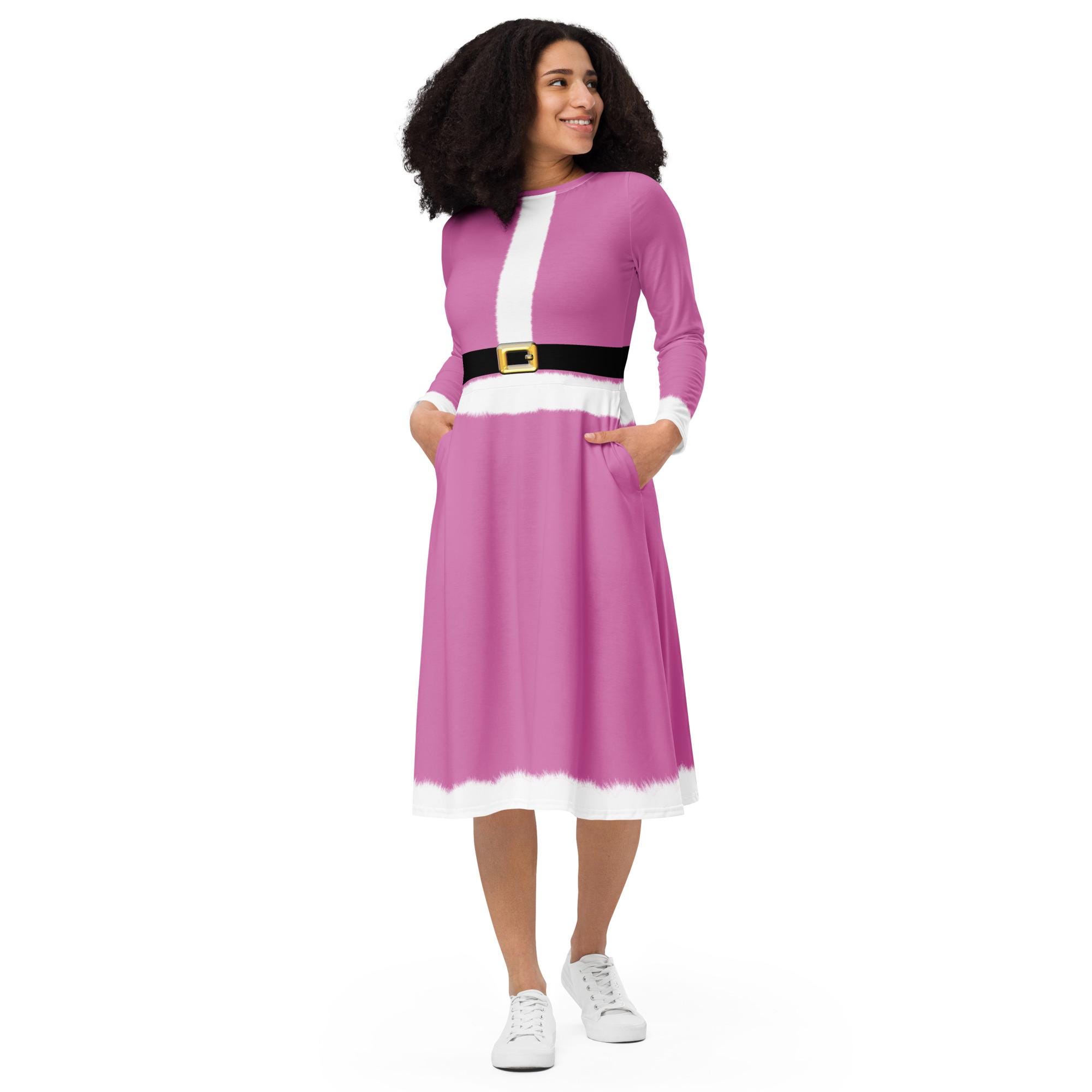 pink mrs claus dress Mrs. Santa Dress 2XS