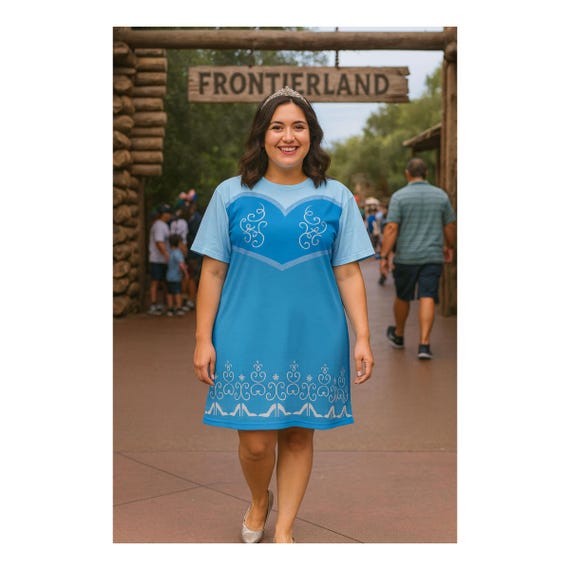 2XS-6XL Princess Costume Plus Size Cinderella Fairytale T-Shirt Dress  Costume Dance Halloween Cosplay Theme Park Bounding Disneybound Outfit