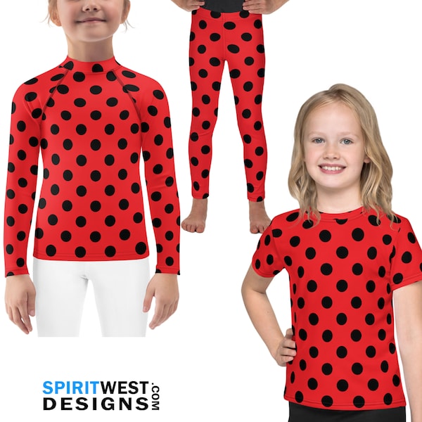 Red polka dot shirt etsy