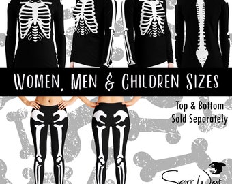 Skeleton Halloween Costume Cosplay Running Trick or Treat Woman's