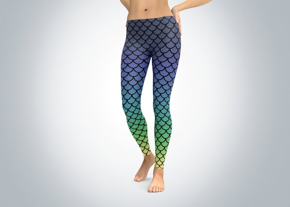Mommy and me mermaid leggings cheap