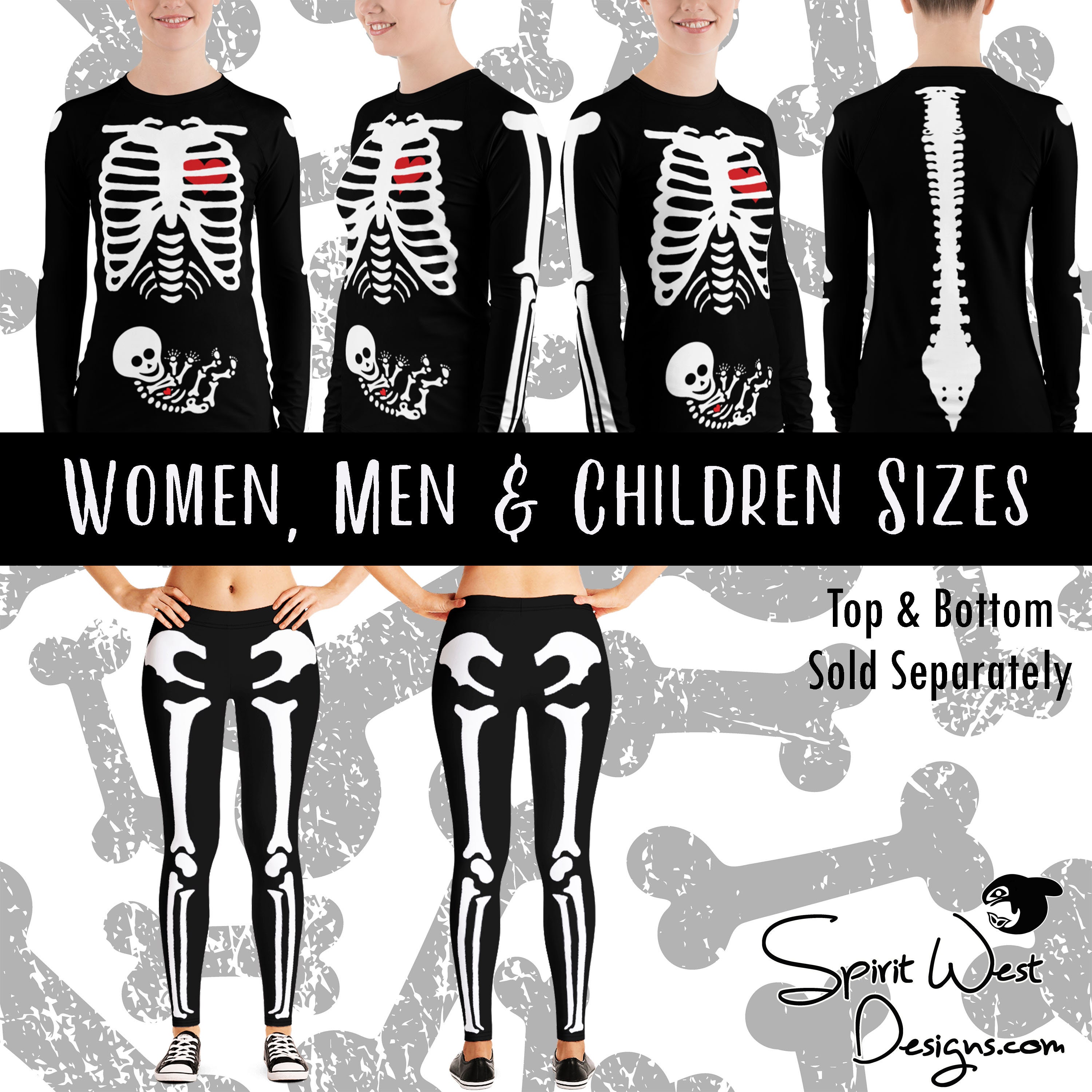 Pregnant Skeleton Halloween Costume / Cosplay Costume / Etsy