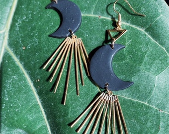 Pendientes de arcilla de haz lunar