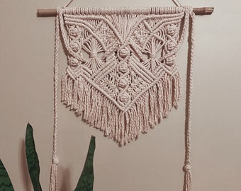 Macrame Fringe Layered Wall Art