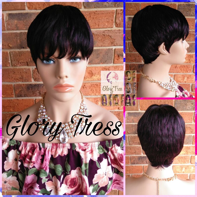Gotowy Do Wysyłkikrótki Cięcia Brzytwa Peruki Pixie Cut Etsy