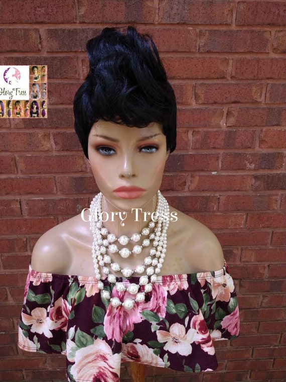 CLEARANCE // Full Wig, Pixie Cut Wig, Mohawk Wig, Glory  display picture 1