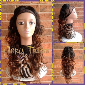 ON SALE //  Long Curly Ponytail, Drawstring Ponytail Extensions, Ombre Ponytail // FLOURISH