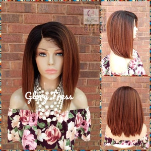 Lace Front Wig - Kinky Straight Wig - Natural Yaki Straight Wig - Glory Tress - Blow Out Hairstyle - African American Wig - BOLDNESS