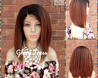 Lace Front Wig - Kinky Straight Wig - Natural Yaki Straight Wig - Glory Tress - Blow Out Hairstyle - African American Wig - BOLDNESS