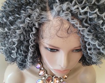 ?Amillie Curly Kinky GREY LACE FRONT Wig *NWT* $_12.JPG?set_id=880000500F main image 4