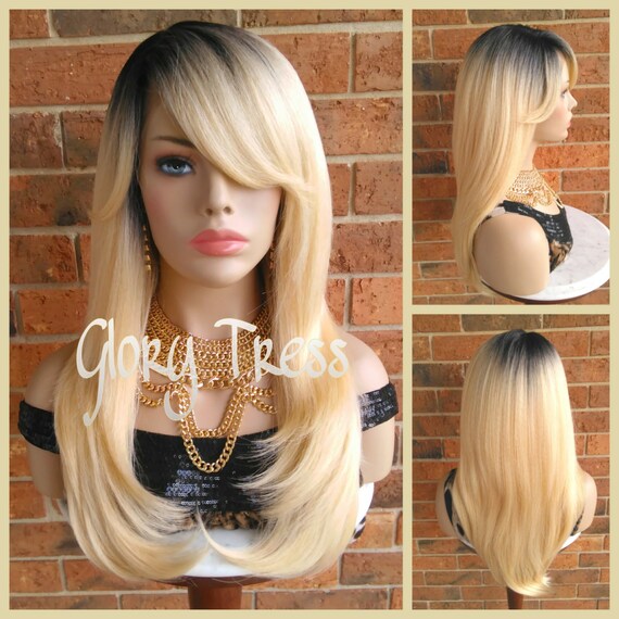 On Sale Long Straight Lace Front Wig 100 Human Hair Etsy