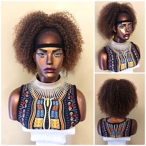 Kinky Curly Ponytail, Drawstring Ponytail Extensions, Ombre Afro Ponytail, Afro Puff Ponytail, Glory Tress Wigs // PRAISE