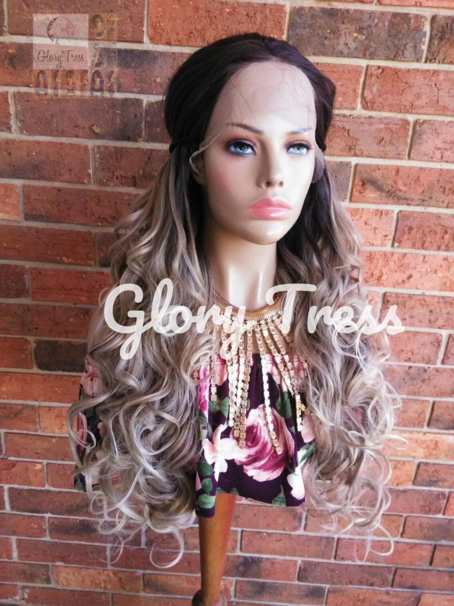 Lace Front Wig Curly Lace Front Wig Wigs Wedding Hairstyle Etsy