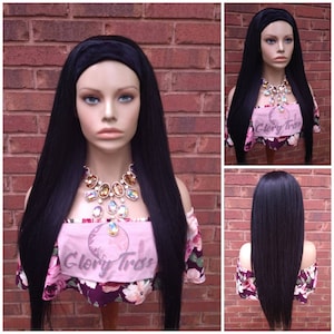 Headband Half Wig,  Straight Half Wig, Beginner  Friendly Wig, Glory Tress Wigs, African American Wig