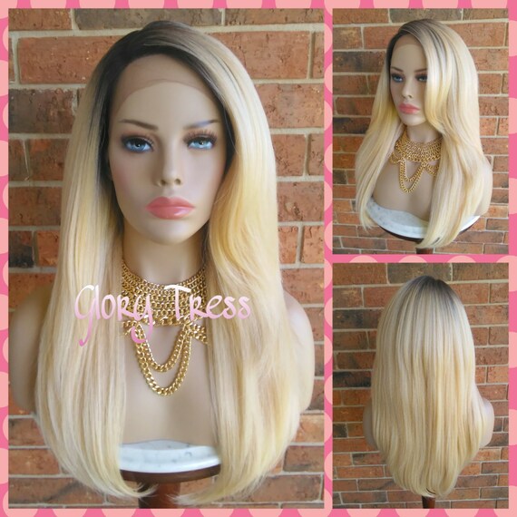 On Sale Long Straight Lace Front Wig 100 Human Hair Etsy