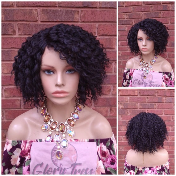Lace Front Wig, Kinky Curly Lace Front Wig, Wigs, Glory  display picture 3