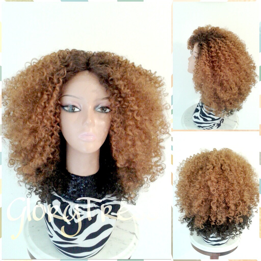 big blonde curly wig
