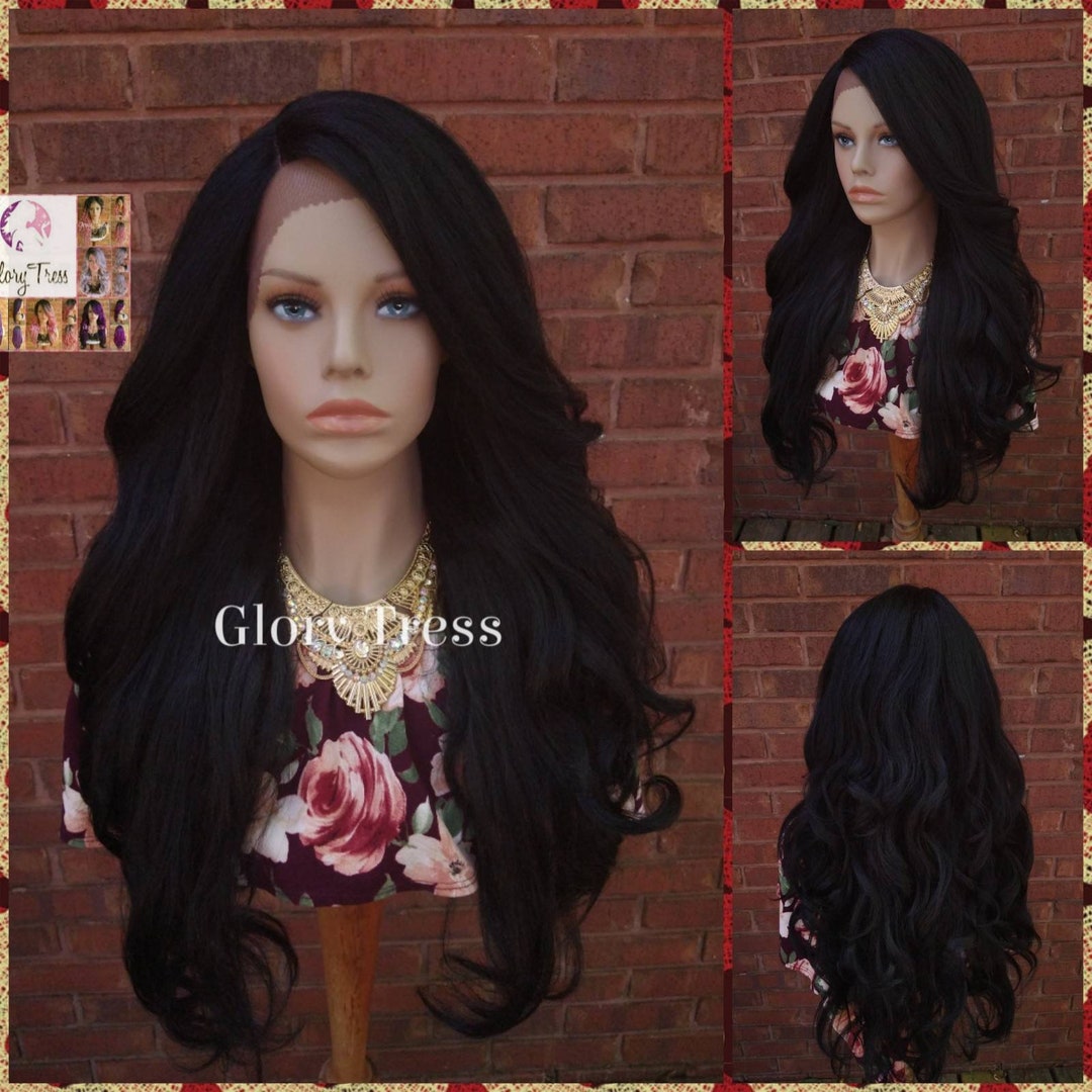 Lace Front Wig Kinky Curly Lace Front Wig Yaki Wig Kinky Etsy