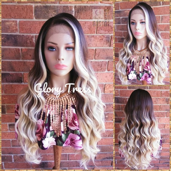 Lacefront Long ombré 13X6 Freepart wig 2020 wig 13X6 FREE PART HUMAN HAIR LACE FRONT FULL WIG LONG WAVY  main image 2
