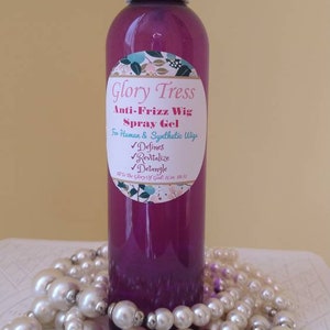 GloryTress Anti-Frizz Wig Spray Gel, Wigs, Bath And Beauty, Hair Care Products, Hair Products For Wigs // CLEANSE4