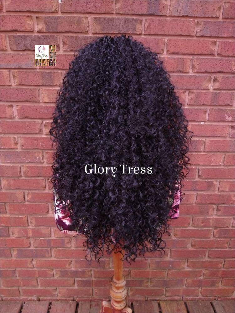Perruque Synthétique Longue Et Bouclée Emeline - Couleur Noir 1B - Taille Moyenne - Neuf Avec étiquettes