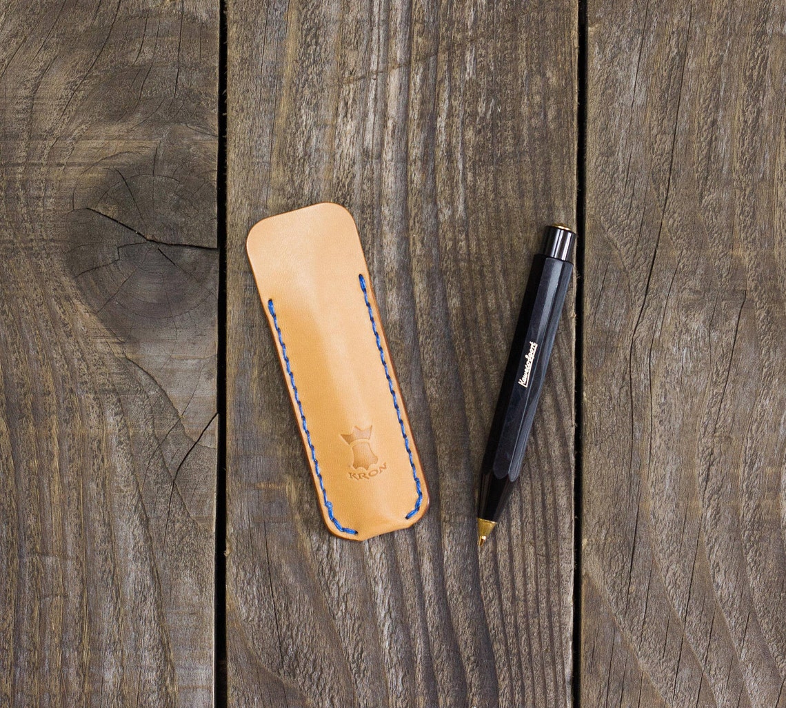 Pen Leather Sleeve Kaweco Sport Slim pen case Kaweco Sport Etsy
