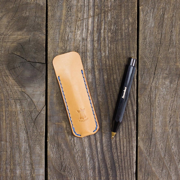 Pen Leather Sleeve Kaweco Sport, Slim pen case, Kaweco Sport fountain pen, Kaweco pencil, Full grain vegetable tanned leather