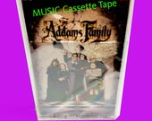 vintage cassette tape, cassette music, movie soundtrack, SEALED, 1990's music, Vintage, New Condition, ADDAMS FAMILY, alternative music